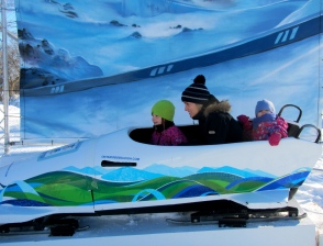 Bobsled photo-op